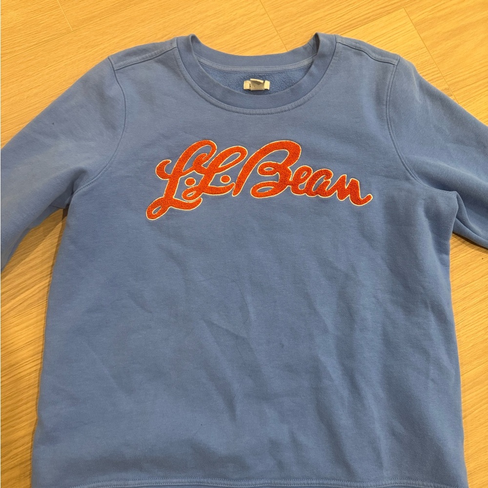 L.L. Bean Crewneck Sweatshirt with Orange Logo